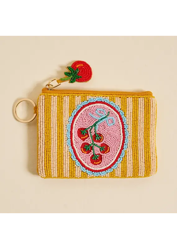 Off the Vine Hand Beaded Pouch