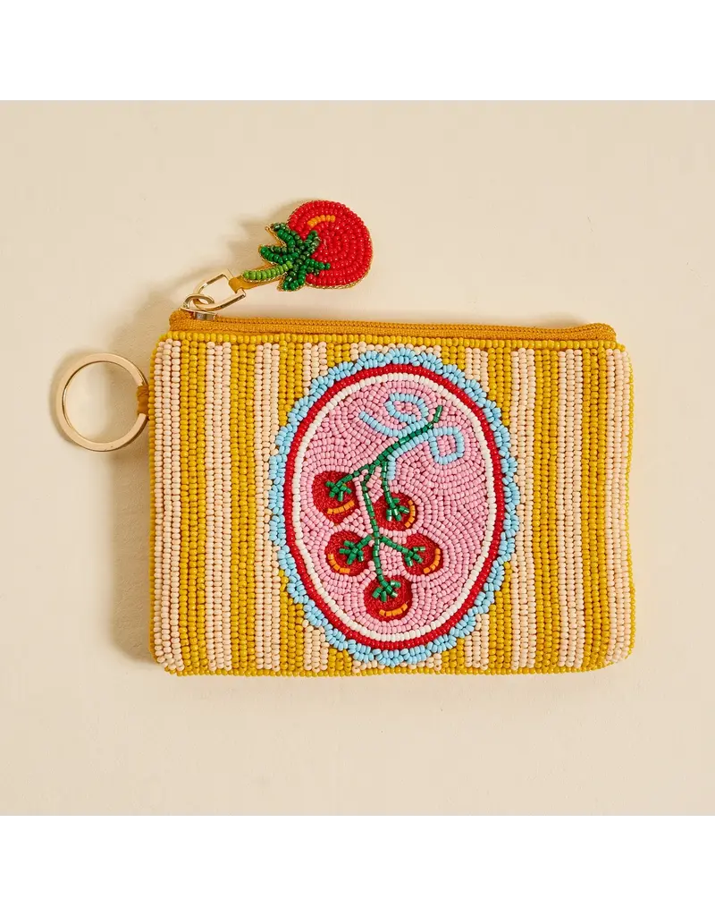 Off the Vine Hand Beaded Pouch