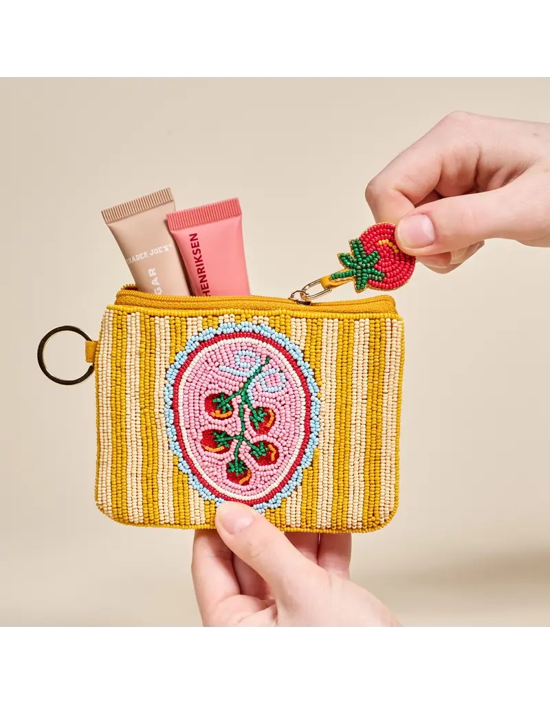 Off the Vine Hand Beaded Pouch