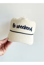 Le Weekend Corduroy Trucker Hat