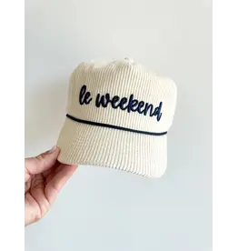 Le Weekend Corduroy Trucker Hat