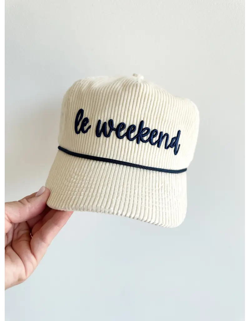 Le Weekend Corduroy Trucker Hat