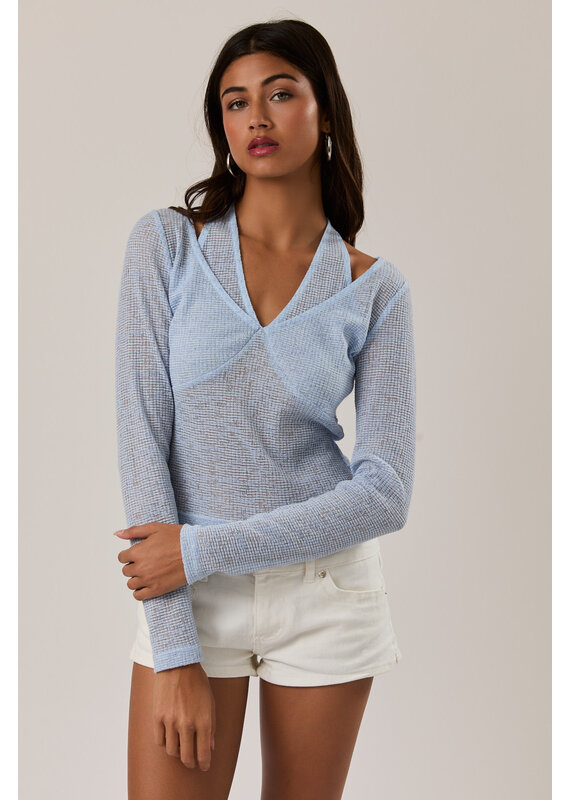 Le Lis Hailey Halter Layer Top