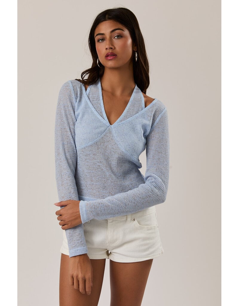 Le Lis Hailey Halter Layer Top