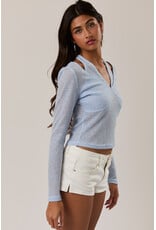 Le Lis Hailey Halter Layer Top