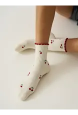Effortless Club Little Cherry Petal Grippy Socks