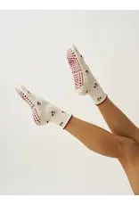 Effortless Club Little Cherry Petal Grippy Socks