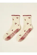 Effortless Club Little Cherry Petal Grippy Socks