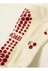 Effortless Club Little Cherry Petal Grippy Socks