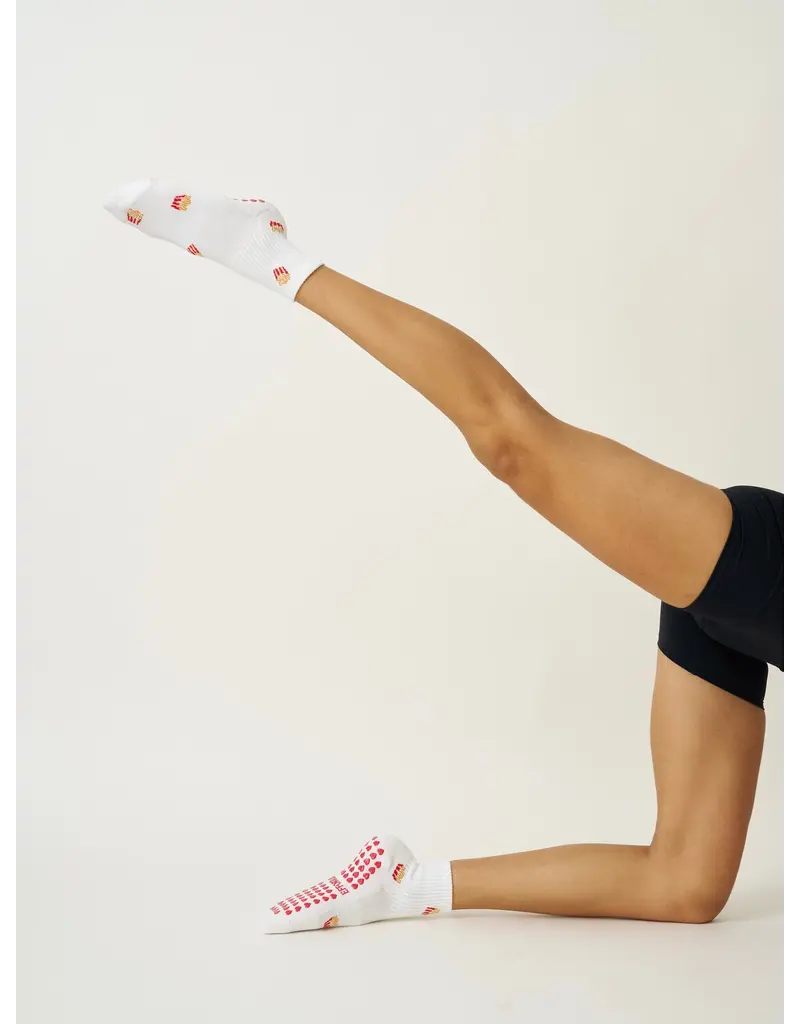 Effortless Club French Fries Grippy Sock