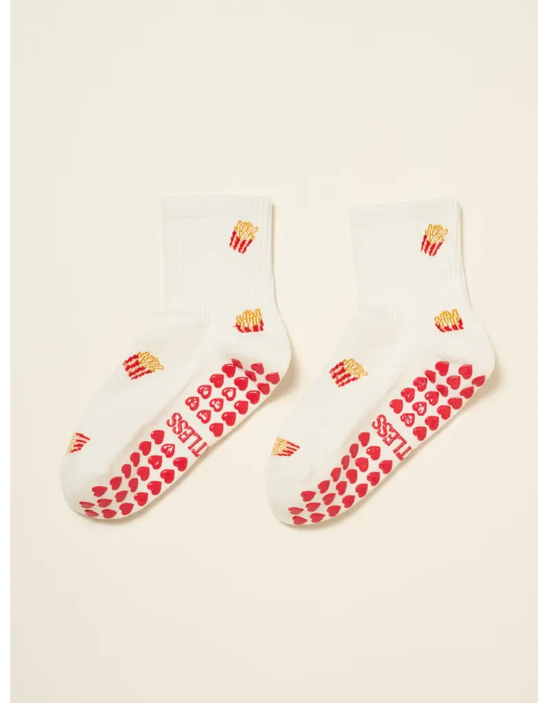 Effortless Club French Fries Grippy Sock