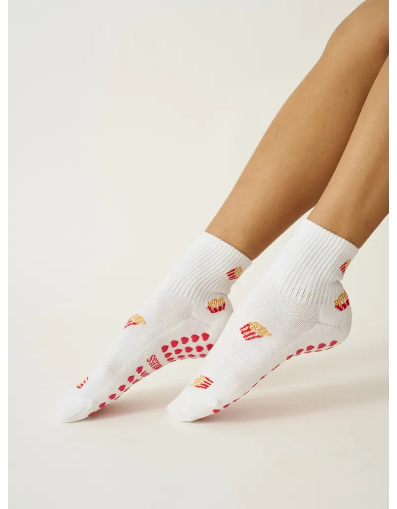 Effortless Club French Fries Grippy Sock