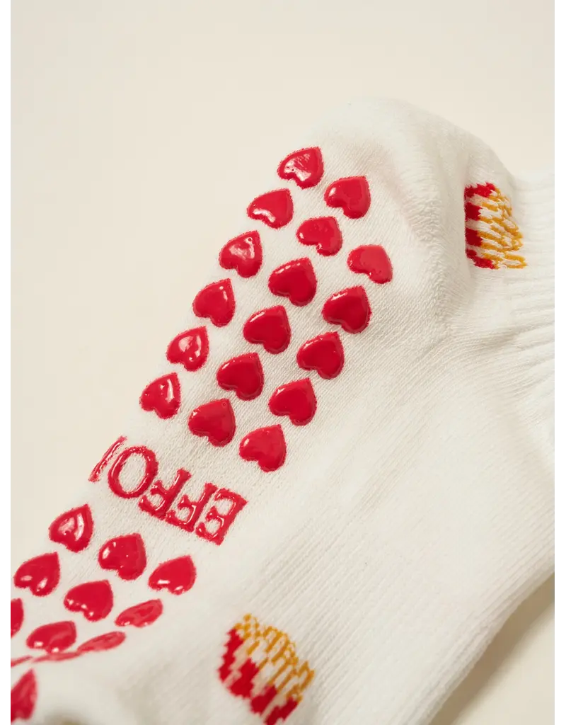 Effortless Club French Fries Grippy Sock