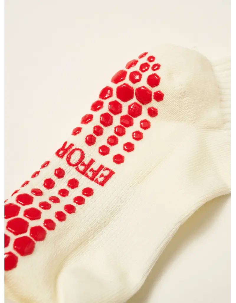 Effortless Club Strawberry Ruffle Grippy Socks