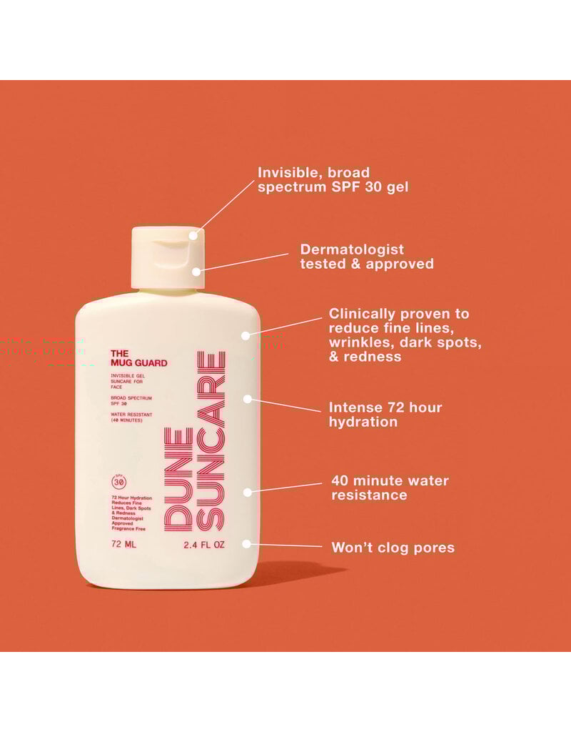 Dune Suncare The Mug Guard - Invisible Gel SPF 30
