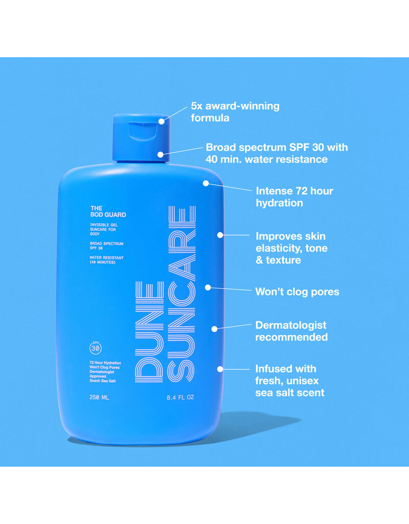 Dune Suncare The Bod Guard - Invisible Gel SPF 30