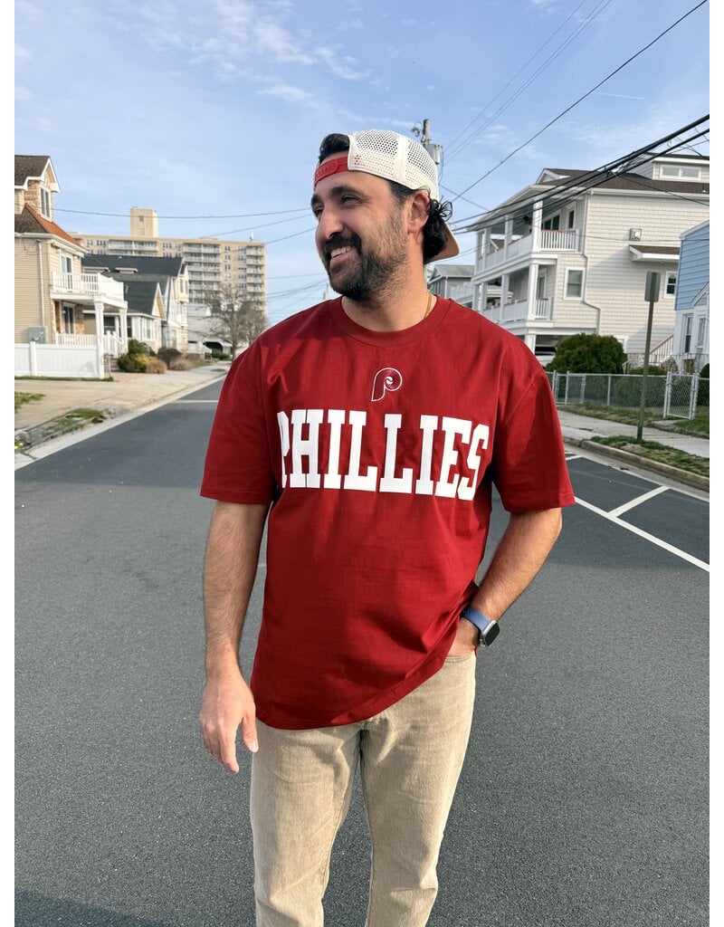 Pro Standard Philadelphia Phillies Unisex Billboard Drop Shoulder Tee