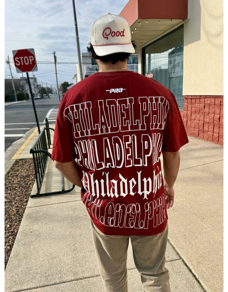 Pro Standard Philadelphia Phillies Unisex Billboard Drop Shoulder Tee