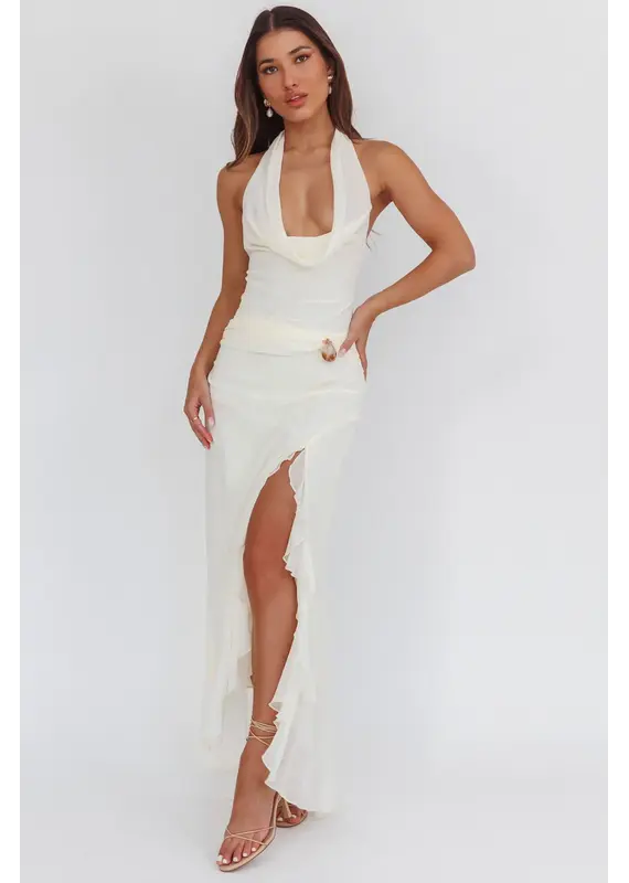 Carmela Cowl Neck Maxi Dress