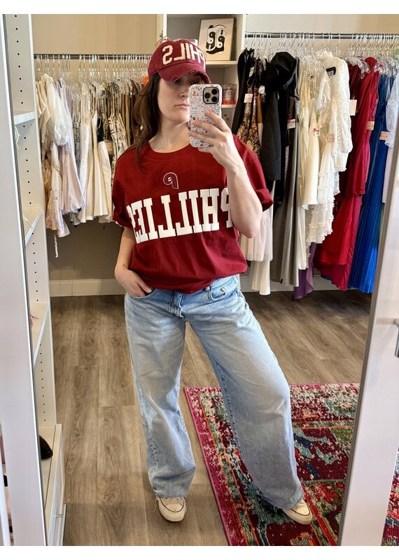 Pro Standard Philadelphia Phillies Unisex Billboard Drop Shoulder Tee