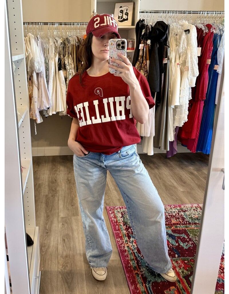 Pro Standard Philadelphia Phillies Unisex Billboard Drop Shoulder Tee