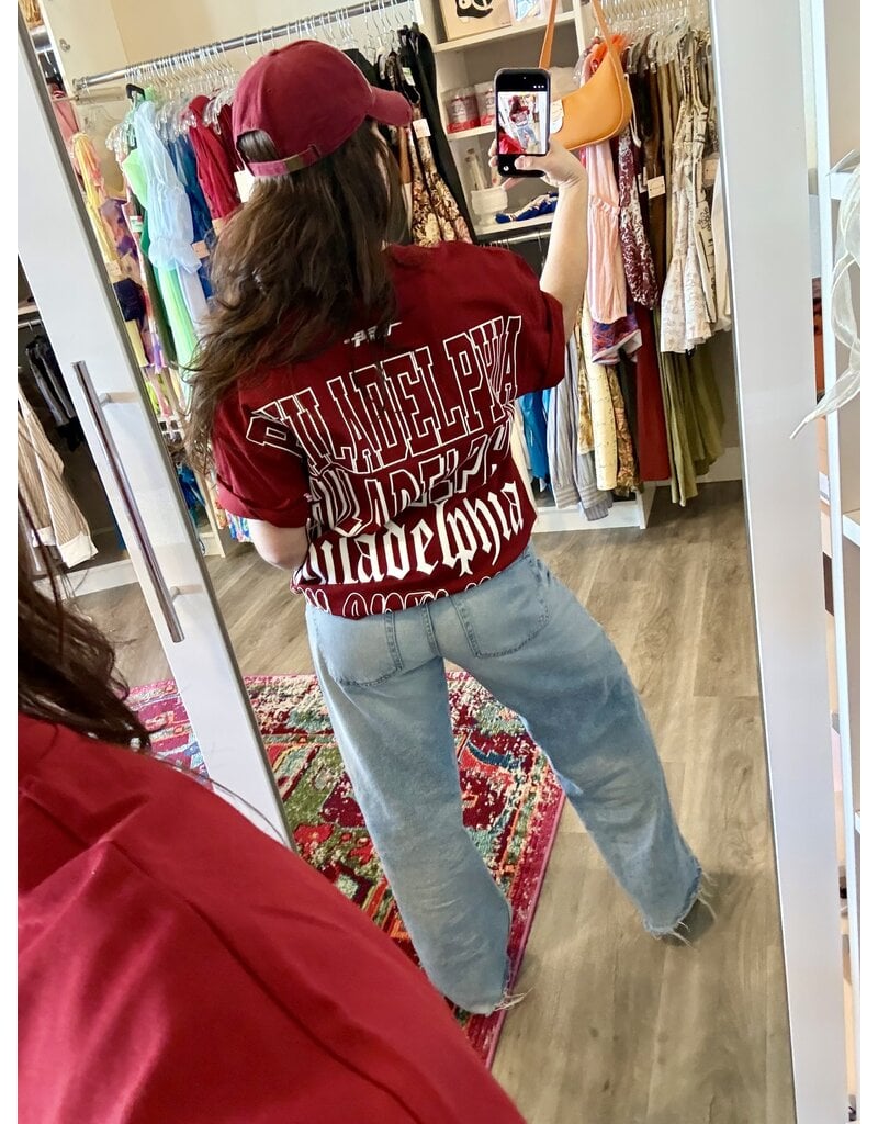 Pro Standard Philadelphia Phillies Unisex Billboard Drop Shoulder Tee