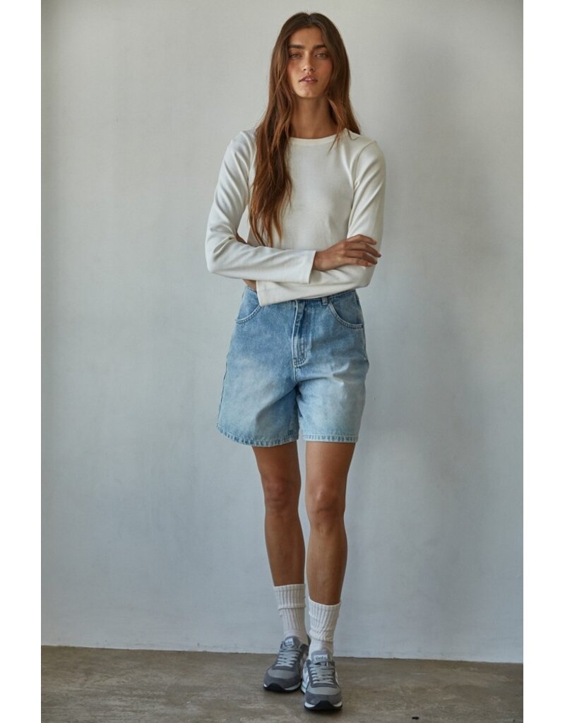 By Together Cotton Round Neck Crop Top *2 colors*