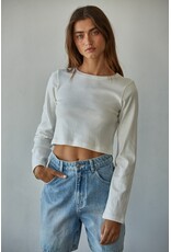 By Together Cotton Round Neck Crop Top *2 colors*