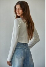 By Together Cotton Round Neck Crop Top *2 colors*