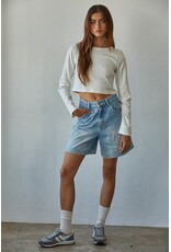 By Together Cotton Round Neck Crop Top *2 colors*