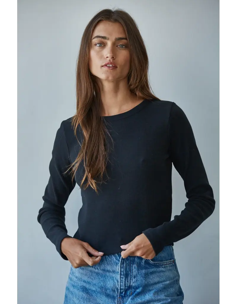 By Together Cotton Round Neck Crop Top *2 colors*