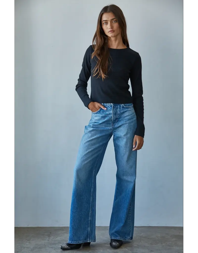 By Together Cotton Round Neck Crop Top *2 colors*