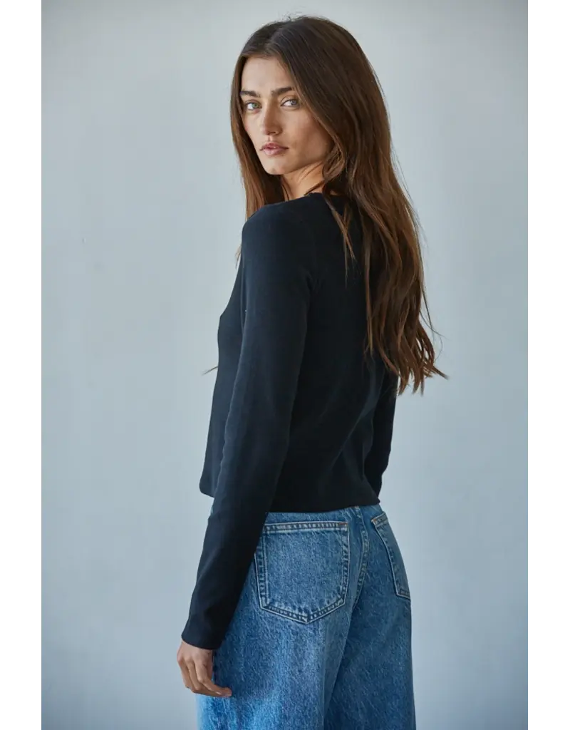 By Together Cotton Round Neck Crop Top *2 colors*