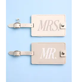 xo, Fetti Mr & Mrs Luggage Tags