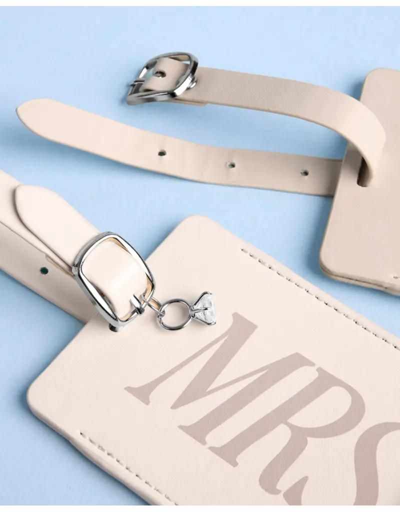 xo, Fetti Mr & Mrs Luggage Tags