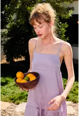 Lilac Square Neck Maxi Dress