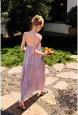 Lilac Square Neck Maxi Dress