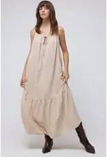 Texas Tie-Front Tiered Maxi Dress