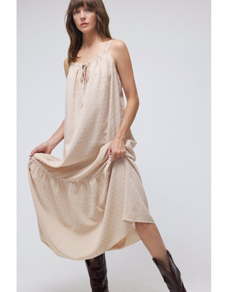 Texas Tie-Front Tiered Maxi Dress