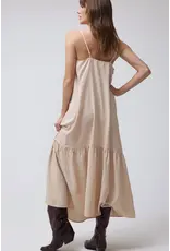 Texas Tie-Front Tiered Maxi Dress