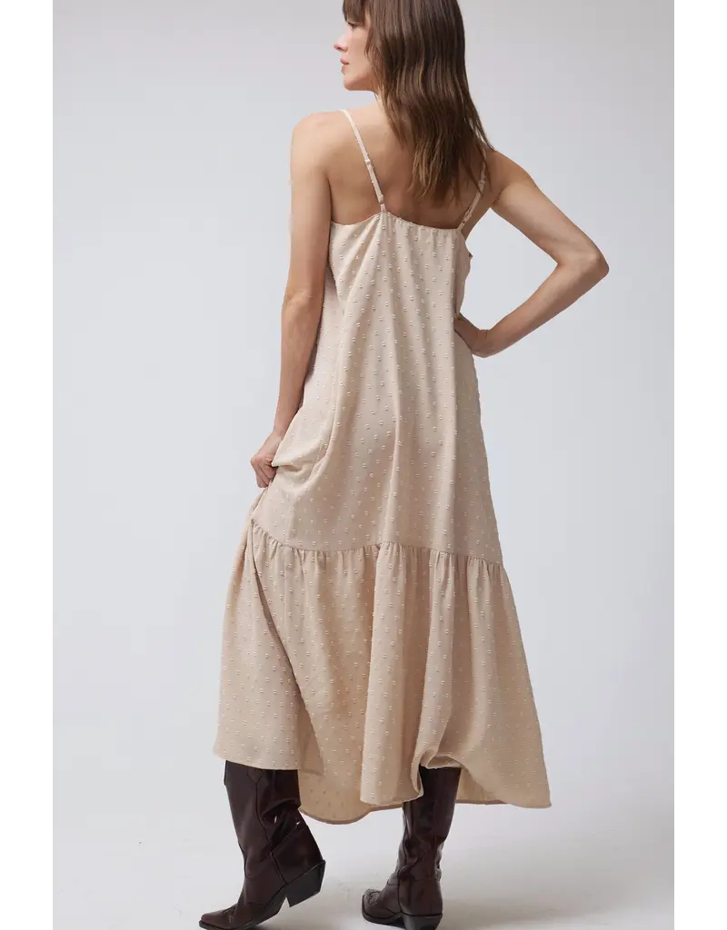 Texas Tie-Front Tiered Maxi Dress