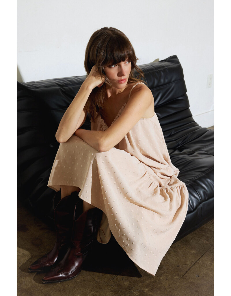 Texas Tie-Front Tiered Maxi Dress