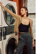 Becky Buttonless Metallic Cardigan