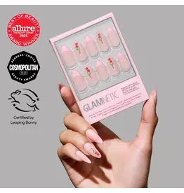 Glamnetic Cherry Bow Press-On Nails