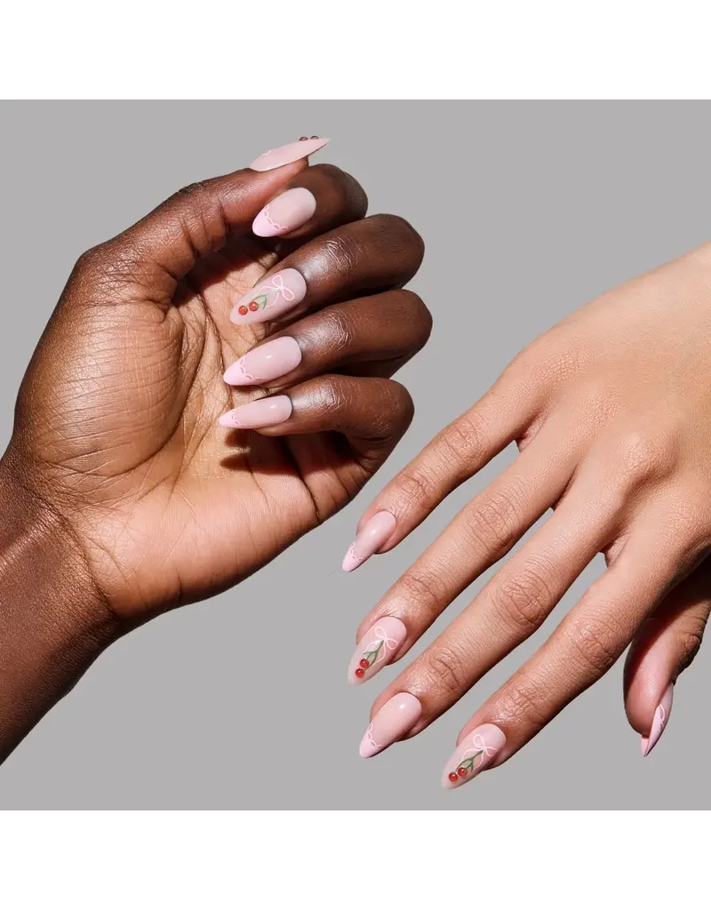 Glamnetic Cherry Bow Press-On Nails