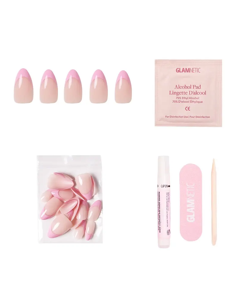 Glamnetic Pink Macaron Press-On Nails