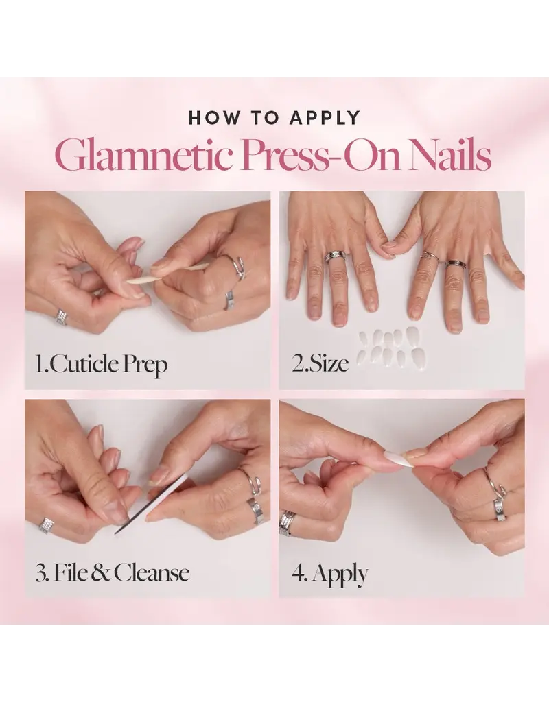 Glamnetic Pink Macaron Press-On Nails
