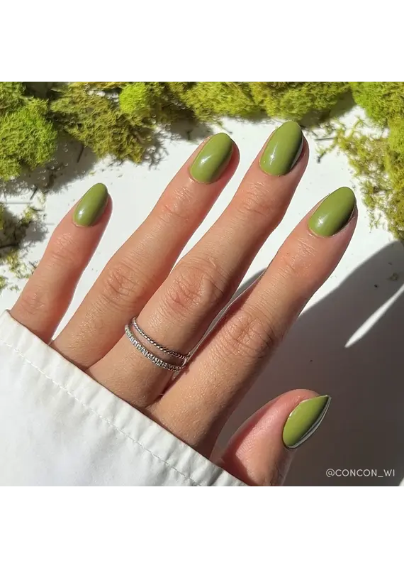 Glamnetic Moss Green Press-On Nails