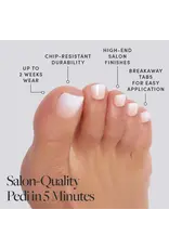 Glamnetic Creamer Press-On Pedicure