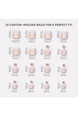 Glamnetic Creamer Press-On Pedicure